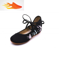 FISH BASKET中国风女鞋民族风鞋子女新款老北京布鞋大码女鞋41-43特大号青年休闲鞋