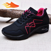 FISH BASKET女鞋坡跟轻底气垫跳舞舞蹈广场舞鞋运动加绒女棉鞋大码休闲鞋