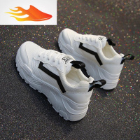 FISH BASKET秋天秋季白色百搭韩版运动鞋女鞋子学院街拍新款原宿bf风老爷学生休闲鞋