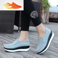 FISH BASKET松糕鞋女厚底2019春秋新款韩版摇摇鞋单鞋大码懒人鞋休闲女鞋