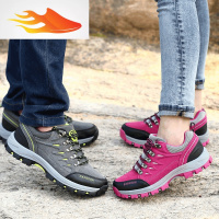 FISH BASKET冬季户外鞋男登山鞋女鞋防水防滑徒步鞋加绒越野爬山旅游运动棉鞋休闲鞋