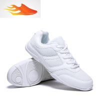 FISH BASKET白色新款透气跑步鞋拉拉队舞鞋韩版面休闲运动女鞋百搭鞋子休闲鞋