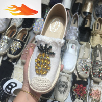 FISH BASKET秋季女鞋子2019新款百搭韩版复古单鞋编渔夫鞋懒人一脚蹬乐福鞋