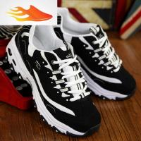 FISH BASKET秋季新款女鞋黑白熊猫鞋韩版ulzzang原宿百搭学生男鞋跑步运动鞋休闲鞋