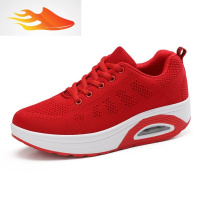 FISH BASKET秋季款女鞋子女生穿的鞋子大红色摇摇鞋中学高中运动鞋学生跑步鞋休闲鞋