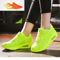 FISH BASKET骚绿色荧光绿秋季女鞋休闲鞋韩版厚底集体练舞跳舞鞋轻便女运动鞋