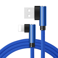 [2米2条装]蓝色苹果5s数据线se原装5c正品iPhone7plus充电器线插头6s加长6手机8短x专用xs