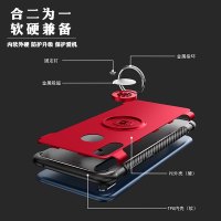 华为荣耀Play手机壳自带支架COR-AL00一体式指环c0r一al10带铁片壳cortl10车载吸铁石磁铁可磁吸P