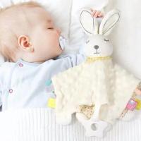 婴儿安抚巾可入口牙胶宝宝安抚玩偶0-3岁睡眠手偶玩具烈珺