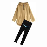 孕妇秋装套装时尚款网红孕妇装秋冬款早秋连衣裙上衣春秋款卫衣裙威珺