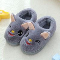 儿童棉鞋男孩女童加厚保暖防滑包跟棉鞋亲子中小童宝宝可爱棉拖鞋威珺