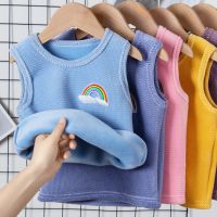 儿童保暖背心双面加绒加厚春秋冬季男女童孩小中大童马甲外穿坎肩威珺