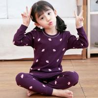 女童内衣套装女孩睡衣秋衣秋裤中大童棉衬衣衬裤线衣线裤冬威珺