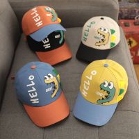 儿童帽子春秋季薄款棒球帽男女童恐龙卡通防晒宝宝鸭舌帽遮阳帽潮威珺