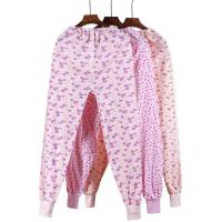 秋冬中老年女士秋裤薄款印花高腰棉毛裤加肥加大妈妈打底线裤威珺