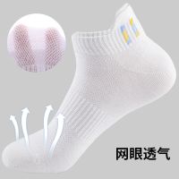 6双棉袜子男短袜夏季薄款吸汗棉船袜夏天男士中筒运动袜 威珺