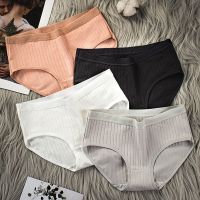 3条 内裤女日系韩版少女学生女士黑色白色大人成人三角裤夏威珺