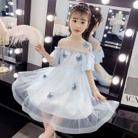 女童连衣裙夏装2021新款洋气蝴蝶儿童春夏季公主裙小孩蓬蓬纱裙子威珺