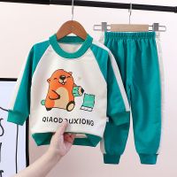 秋季儿童卫衣套装女童外穿俩件套男童休闲运动服宝宝秋装时尚百搭威珺