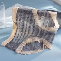 蕾丝内裤女棉裆夏季超薄透明性感学生韩版少女大码成人威珺