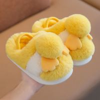 宝宝棉拖鞋女1-3岁2小童幼儿室内卡通防滑软底冬天毛拖鞋儿童男童威珺