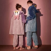 睡衣秋冬珊瑚绒睡衣女可爱睡衣女冬男士睡衣套装家居服威珺