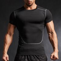 紧身衣男健身服篮球运动套装短袖跑步背心训练上衣速干衣长袖网红威珺