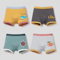 儿童内裤男平角裤中大童青少年短裤大小童宝宝小孩四角裤威珺