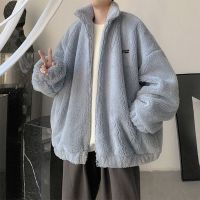 卫衣男冬季加绒加厚潮ins羊羔毛绒男士外套秋冬情侣装冬装上衣服威珺