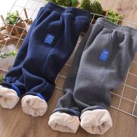 男童裤子加绒加厚一体绒儿童运动休闲裤保暖裤中大童春秋冬季棉裤威珺