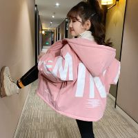 女童外套加厚冬装棉衣2021新款儿童秋冬装中大童棉服夹棉加绒风衣威珺