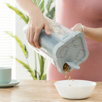 新款保鲜盒五谷杂粮储物收纳盒冰箱四分格密封罐密封盒