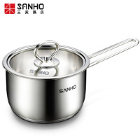 三禾不锈钢奶锅小汤锅宝宝辅食锅婴儿奶锅迷你小锅热牛奶锅泡面锅NGS1600-3