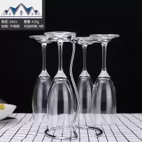 红酒杯架倒挂酒架家用不锈钢创意高脚杯架葡萄酒杯架酒欧式摆件 三维工匠收纳层架