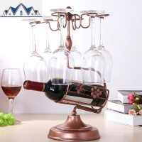 红酒架摆件家用客厅现代简约北欧创意红酒杯高脚杯架倒挂免打孔 三维工匠收纳层架