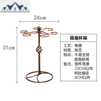 欧式家用红酒杯架倒挂高脚杯架摆件6只装挂红酒杯葡萄酒杯架 三维工匠收纳层架