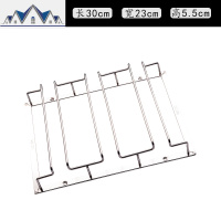 304不锈钢红酒杯架倒挂家用创意个性高脚杯架 酒柜吧台挂杯架摆件 三维工匠收纳层架