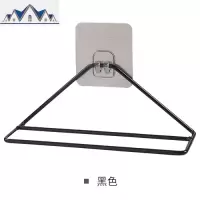 免打孔浴室拖鞋架鞋架卫生间壁挂式三角粘胶简易鞋子架子置物架 三维工匠