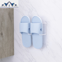 浴室拖鞋架墙壁挂式免打孔厕所挂架卫生间收纳架家用放鞋器小鞋架 三维工匠