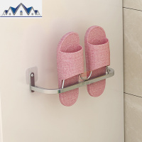 浴室拖鞋架墙壁挂式免打孔家用卫生间后置物架简易鞋子收纳 三维工匠