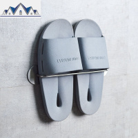 浴室拖鞋架壁挂式后卫生间沥水挂鞋架免打孔家用收纳置物架 三维工匠