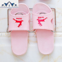 浴室拖鞋架卫生间墙壁挂式简易后小鞋架家用免打孔不锈钢收纳架 三维工匠