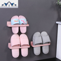 浴室拖鞋架墙上免打孔宿舍卫生间鞋架收纳架子置物架壁挂沥水 三维工匠