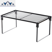 可叠加铁艺厨房置物架橱柜沥水碗碟架厨具收纳架调味品架子 三维工匠