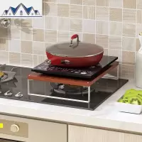 厨房置物架电磁炉架子电饭煲架电炒锅架煤气灶盖板微波炉置物架 三维工匠