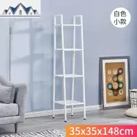 置物架厨房收纳架多层铁艺书架落地客厅卧室省空间置地式阳台花架 三维工匠