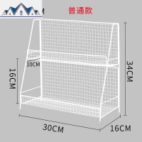 北欧ins铁艺简约厨房置物架化妆品收纳架宿舍桌面多功能储物架子 三维工匠