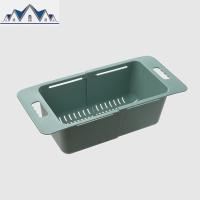 厨房置物架用品用具小百货碗架收纳水沥水架碗碟篮可伸缩洗碗池 三维工匠