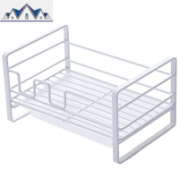 家用厨房洗碗布海绵收纳沥水架水池台面抹布架水置物架子 三维工匠