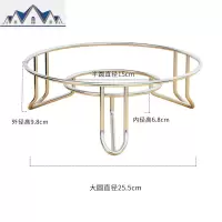 304不锈钢隔热架放锅架厨房置物架放锅具架子炒锅蒸锅架桌面防烫 三维工匠